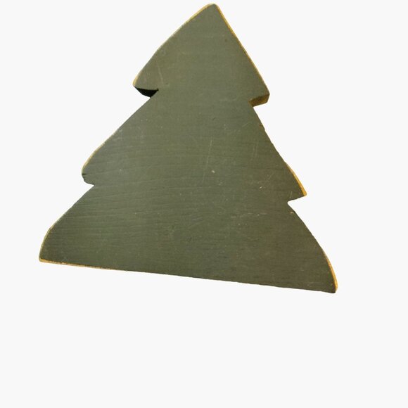 Handmade Wooden Christmas Tree Decor Button Ornaments rustic cottage Cabin - Picture 6 of 6